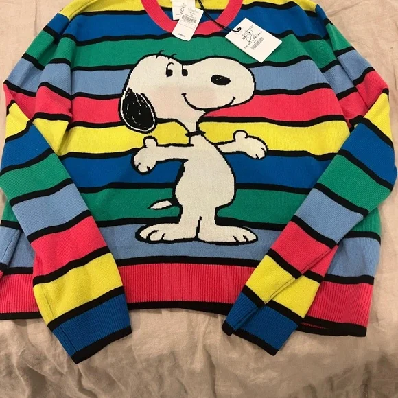 Chinti & Parker Peanuts Colorful Knit Sweater - Picture 2 of 4
